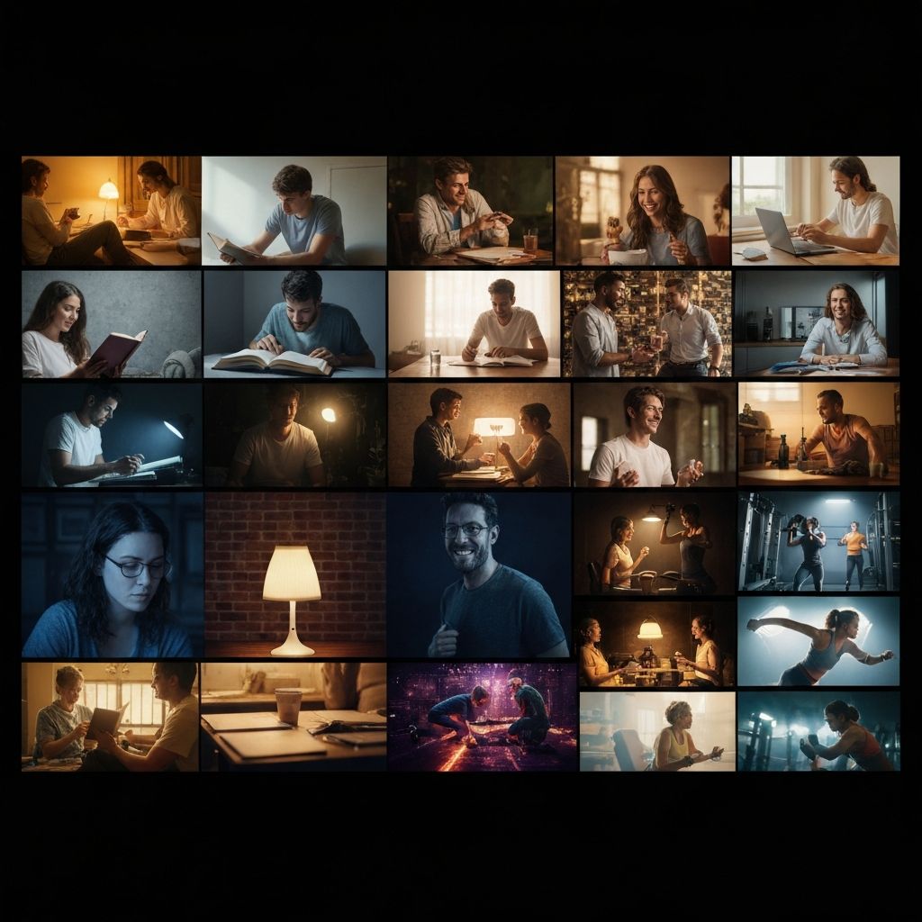 Spectrum of different human personalities